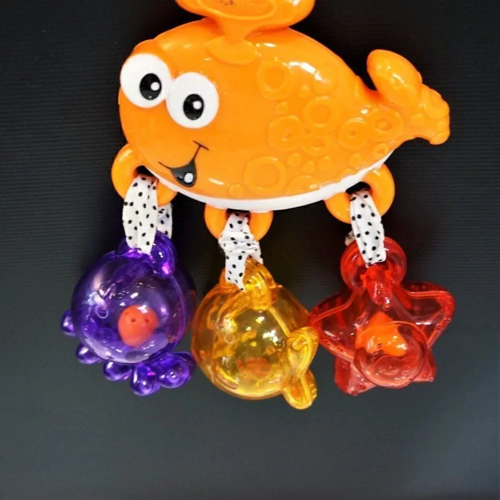 Infantino Whale Link & Jingle Activity Rattle Sea Charms Fish